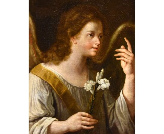 The Announcing Angel, Carlo Maratta (Camerano, 1625 – Rome, 1713) Workshop