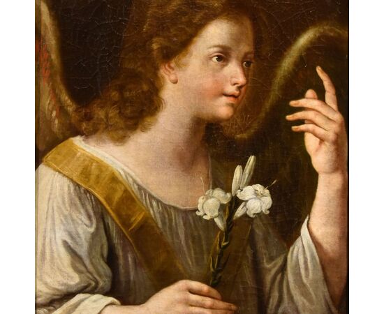 The Announcing Angel, Carlo Maratta (Camerano, 1625 – Rome, 1713) Workshop