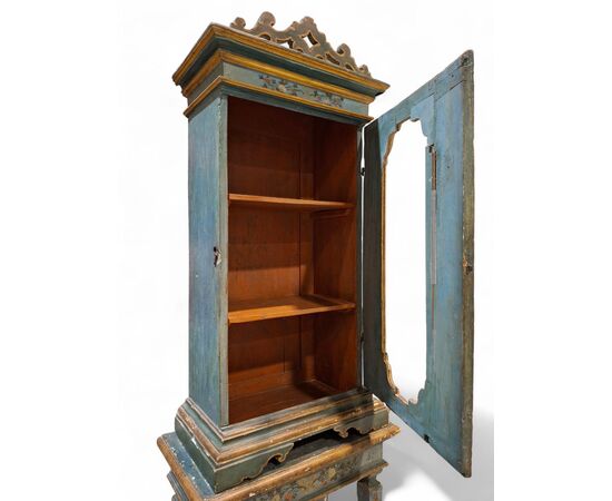 Display cabinet and writing desk