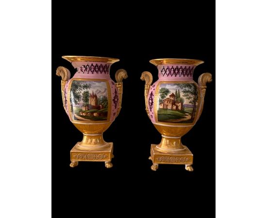 Pair of Empire vases