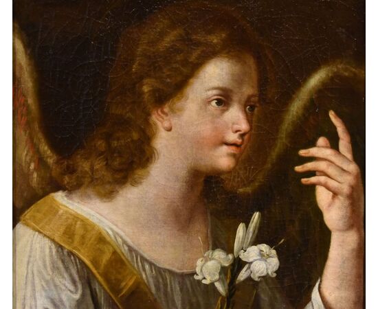 The Announcing Angel, Carlo Maratta (Camerano, 1625 – Rome, 1713) Workshop