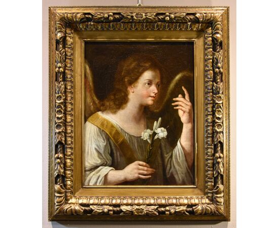 The Announcing Angel, Carlo Maratta (Camerano, 1625 – Rome, 1713) Workshop