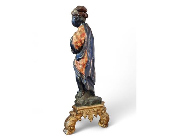 Moretto veneziano in legno laccato