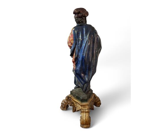 Moretto veneziano in legno laccato