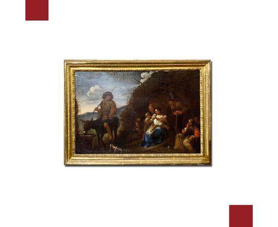 JAN MIEL, OIL ON CANVAS, MID-17TH CENTURY