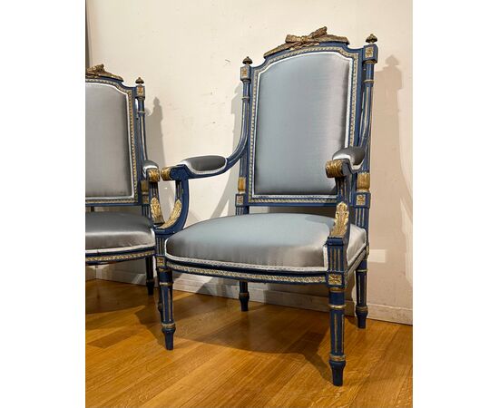 PAIR OF LATE 18TH CENTURY ARMCHAIRS
