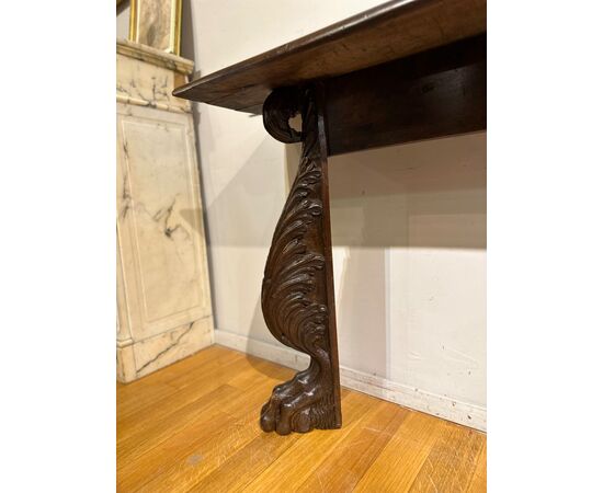 16th Century Florentine Walnut Console Table