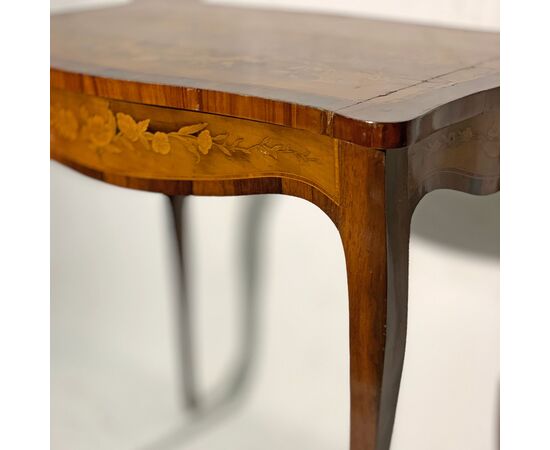Inlaid table Napoleon III mid-19th century