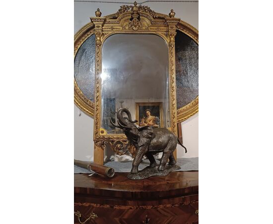 20th Century Bronze Elephant