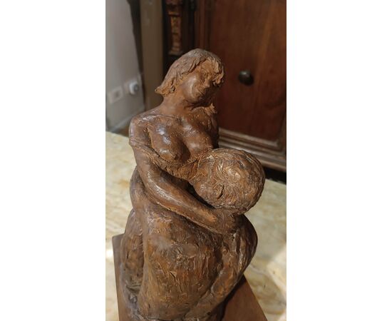 SCULPTURE "THE LOVING EMBRACE" 1960s 20TH CENTURY