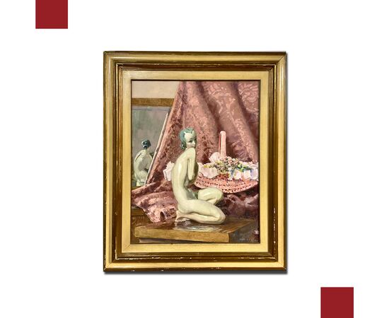 PAINTING INTERIOR SCENE 1950S
