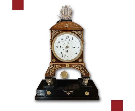 OROLOGIO VIENNESE IMPERO PRIMI DEL XIX SECOLO