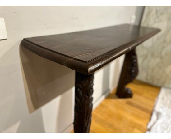 16th Century Florentine Walnut Console Table