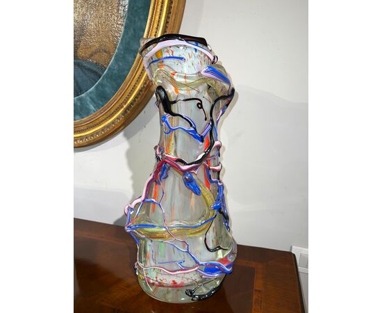 Large Murano glass vase, 20th century