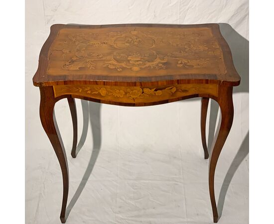 Inlaid table Napoleon III mid-19th century