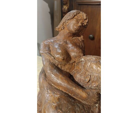 SCULPTURE "THE LOVING EMBRACE" 1960s 20TH CENTURY