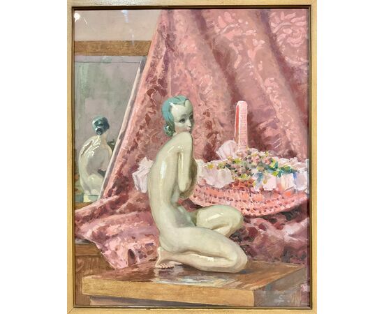 PAINTING INTERIOR SCENE 1950S