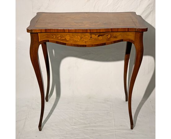 Inlaid table Napoleon III mid-19th century