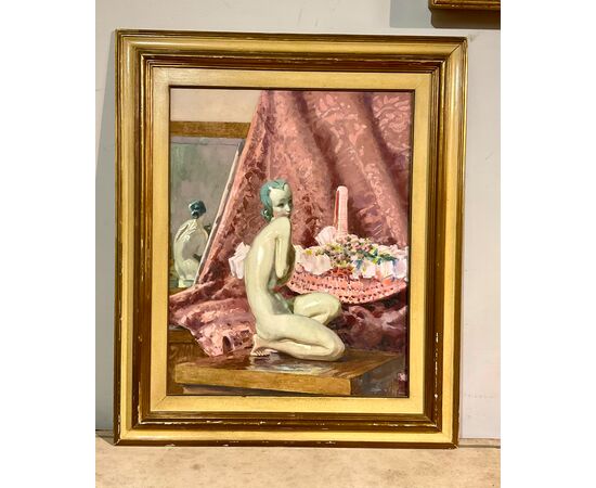 PAINTING INTERIOR SCENE 1950S