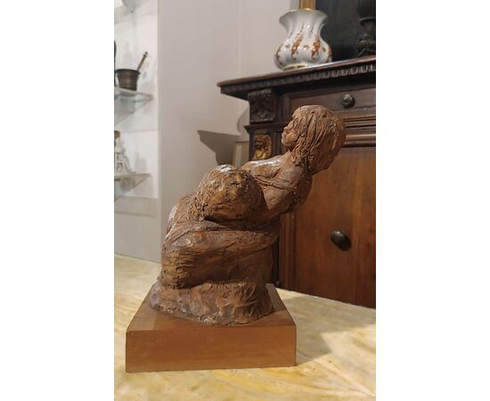 SCULPTURE "THE LOVING EMBRACE" 1960s 20TH CENTURY