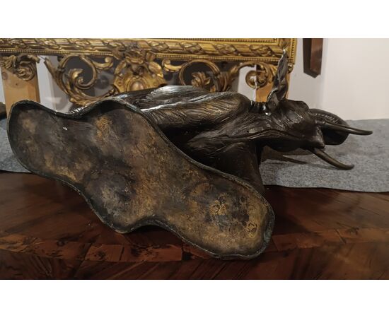 20th Century Bronze Elephant