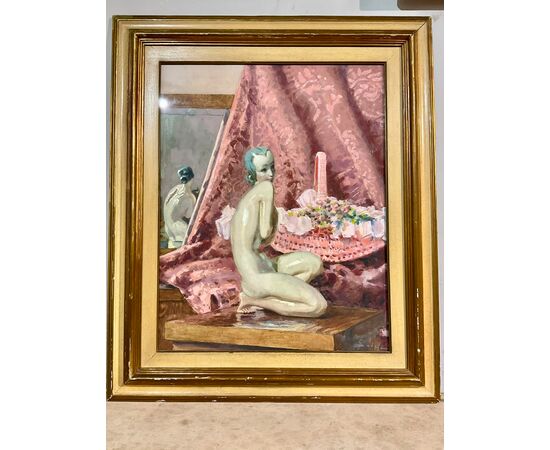 PAINTING INTERIOR SCENE 1950S
