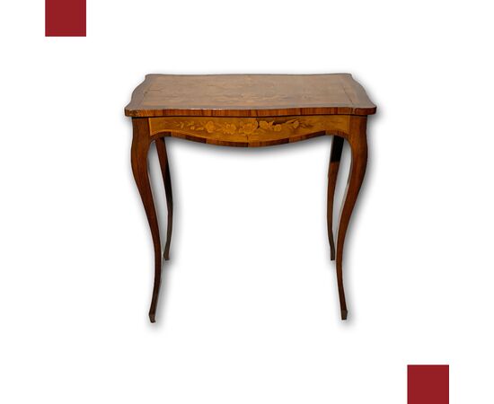 Inlaid table Napoleon III mid-19th century