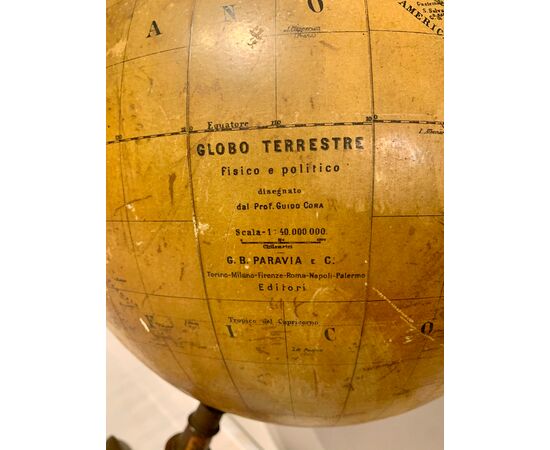 EARLY 20TH CENTURY TABLE GLOBE
