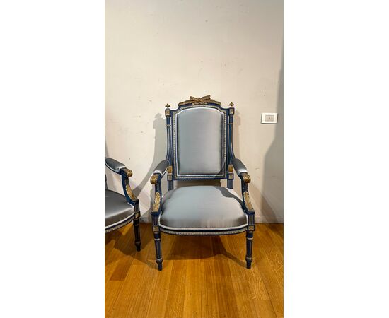 PAIR OF LATE 18TH CENTURY ARMCHAIRS