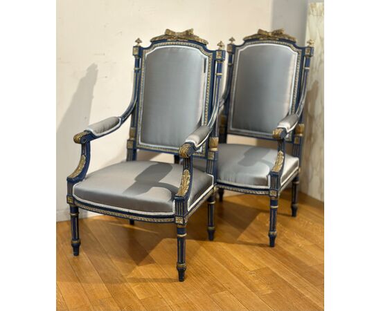 PAIR OF LATE 18TH CENTURY ARMCHAIRS