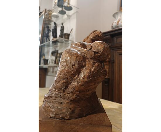 SCULPTURE "THE LOVING EMBRACE" 1960s 20TH CENTURY