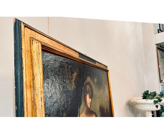 DIPINTO CON ADAMO SCUOLA ROMANA PRIMI DEL XVIII SECOLO