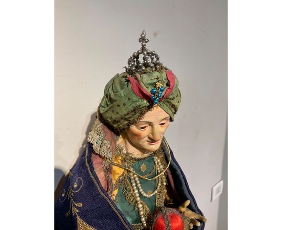 18th-century Neapolitan Nativity Scene Figure