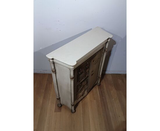 19th CENTURY TROMPE L'OEIL CUPBOARD