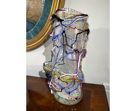 Large Murano glass vase, 20th century