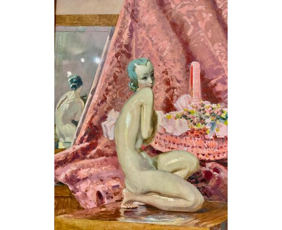 PAINTING INTERIOR SCENE 1950S