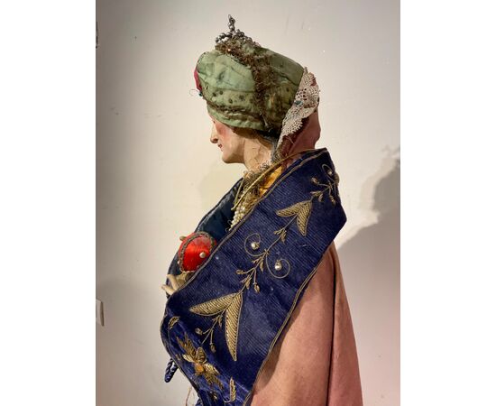 18th-century Neapolitan Nativity Scene Figure