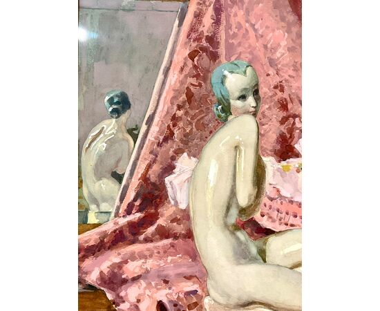 PAINTING INTERIOR SCENE 1950S