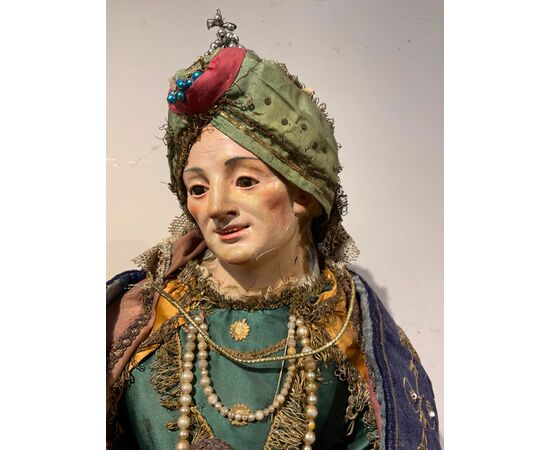 18th-century Neapolitan Nativity Scene Figure