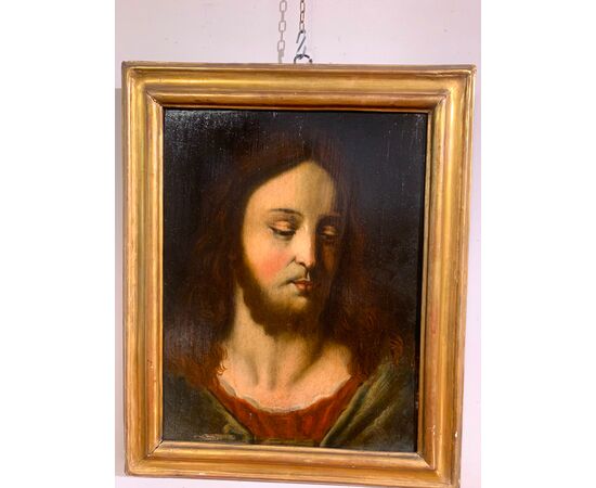 PORTRAIT OF CHRIST PANTOCRATOR 17TH CENTURY
