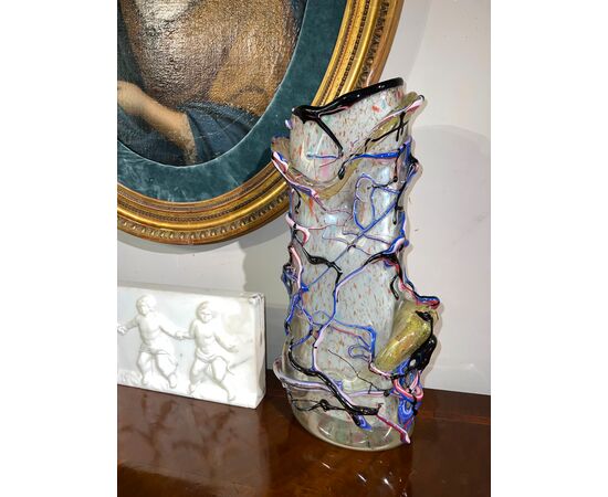 Large Murano glass vase, 20th century