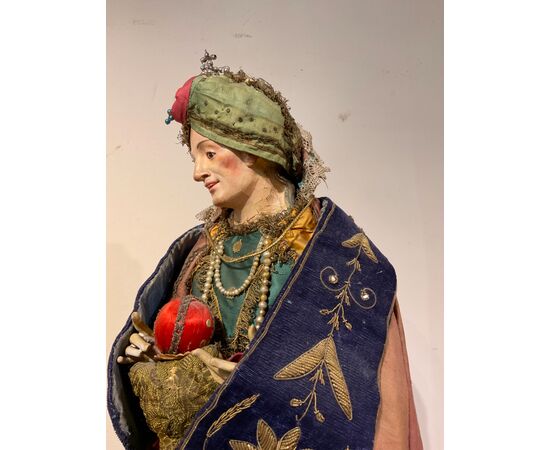 18th-century Neapolitan Nativity Scene Figure