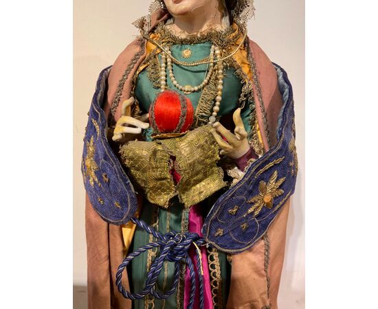 18th-century Neapolitan Nativity Scene Figure
