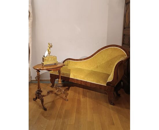 Small Charles X dormeuse, first half of the 19th century.