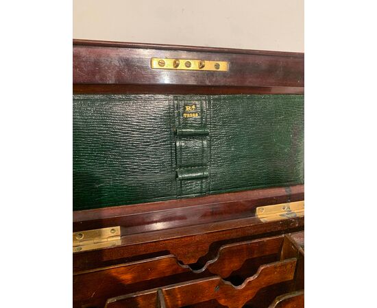 LATE 19TH CENTURY ENGLISH TRAVELING DESK