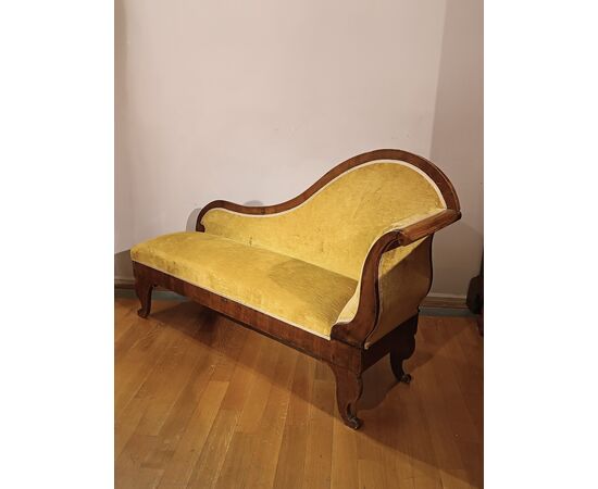 Small Charles X dormeuse, first half of the 19th century.