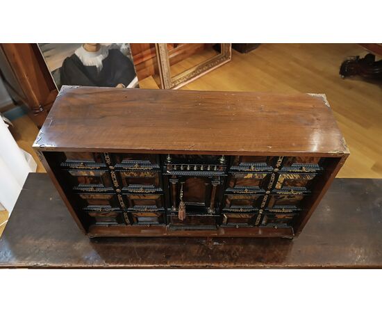 Walnut Monetiere with Finishes from the Early 18th Century