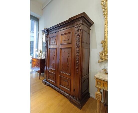 Louis XIV walnut wardrobe, late 17th century