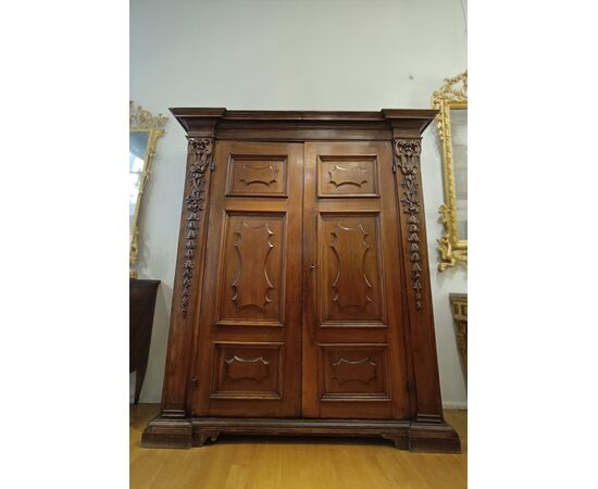 Louis XIV walnut wardrobe, late 17th century