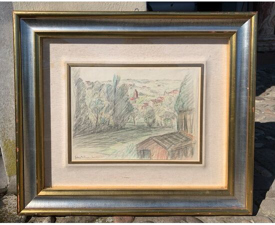 Pio Semeghini (Quistello 1878 - Verona 1964) - Falzè di Piave.
